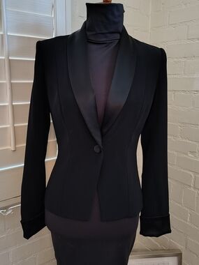 Black "Tuxedo" Blazer Jacket